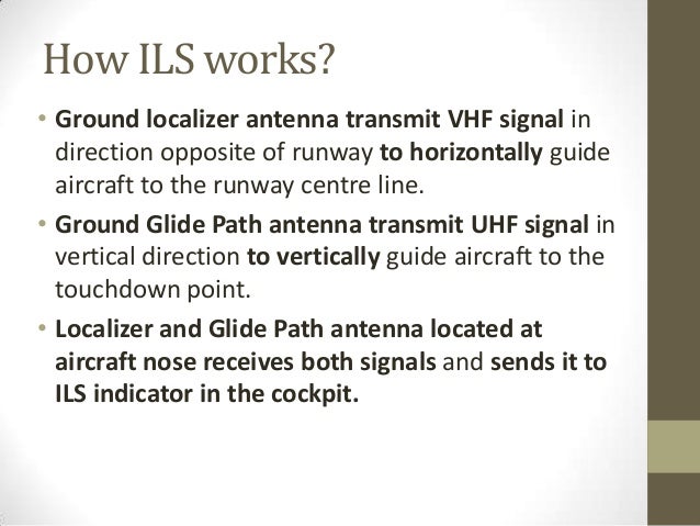 ils and air traffic how ils works