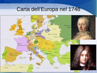 Carta dell’Europa nel 1748
 