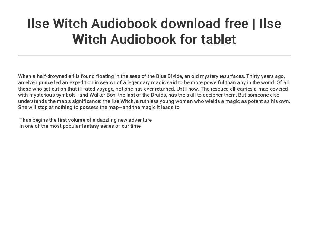 download ilse witch download ilse witch