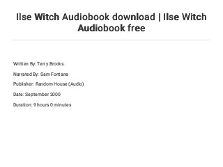 download ilse witch download ilse witch