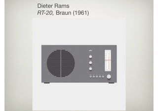 Dieter Rams

RT-20, Braun (1961)

 