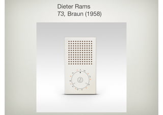 Dieter Rams

T3, Braun (1958)

 