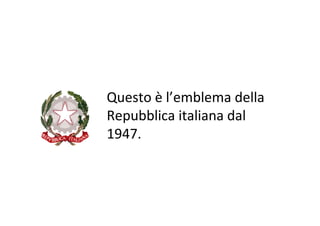 Il sistema politico italiano | PPT