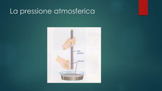 La pressione atmosferica
 