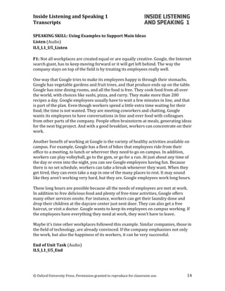 Ils l1 transcripts | PDF
