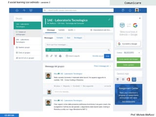Prof. Michele MaffucciCC-BY-SA
Il social learning con edmodo - versione 3 Comunicare
 