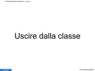 Uscire dalla classe
Prof. Michele MaffucciCC-BY-SA
Il social learning con edmodo - versione 3
 