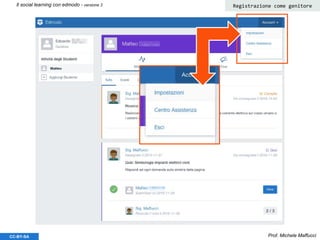 Prof. Michele MaffucciCC-BY-SA
Il social learning con edmodo - versione 3 Registrazione come genitore
 