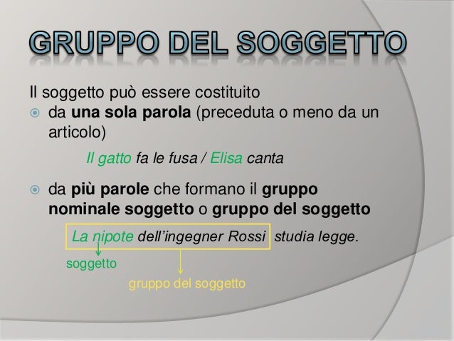 Cosa Sono I Soggetti Partitivi
