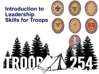 Introduction to
Leadership
Skills for Troops
 
