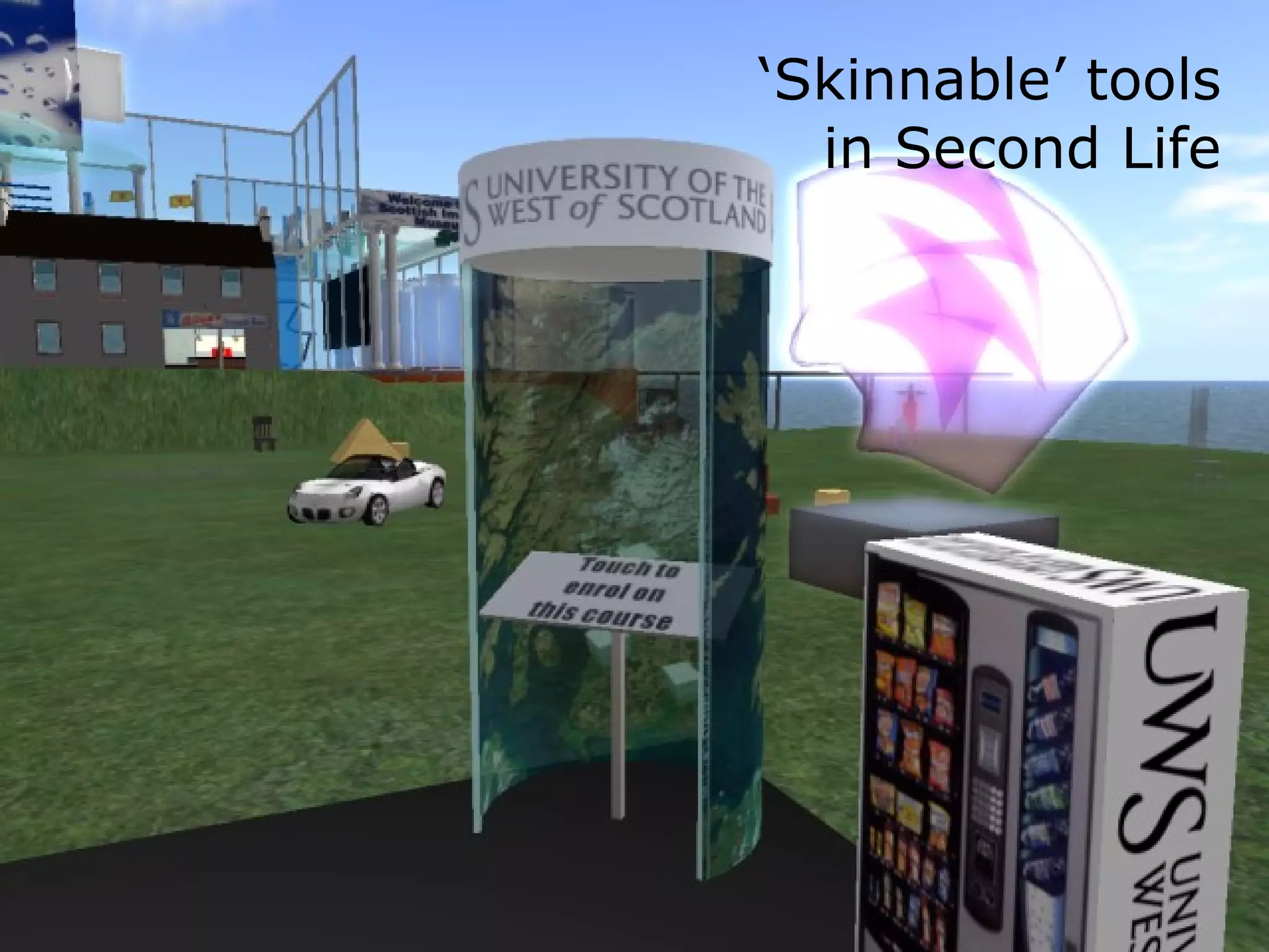 Into The 3rd Dimension with SLOODLE