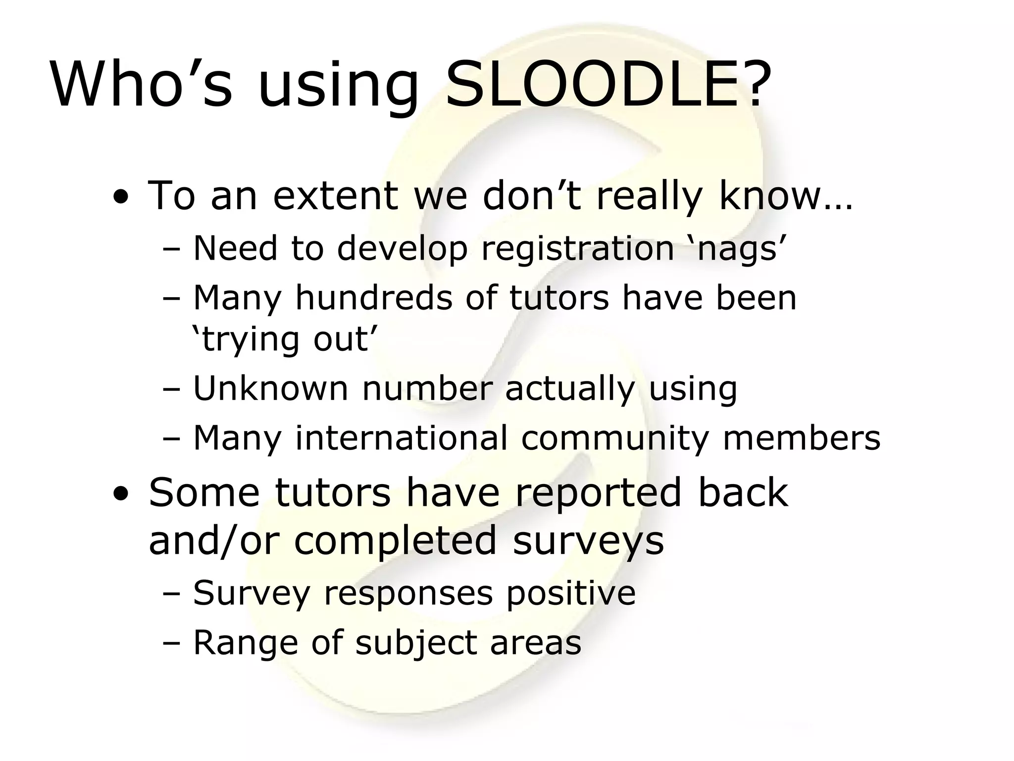 Into The 3rd Dimension with SLOODLE