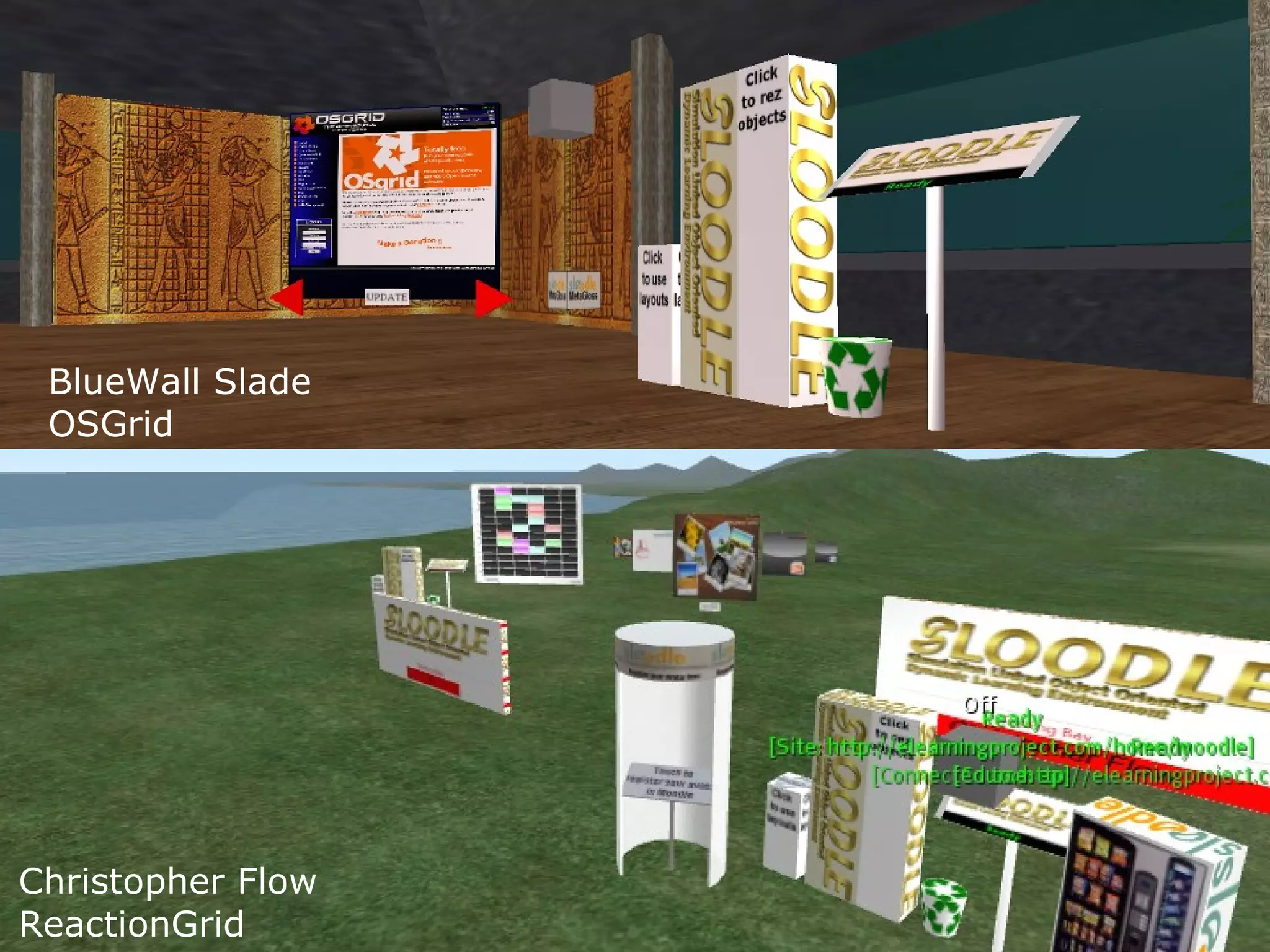 Into The 3rd Dimension with SLOODLE