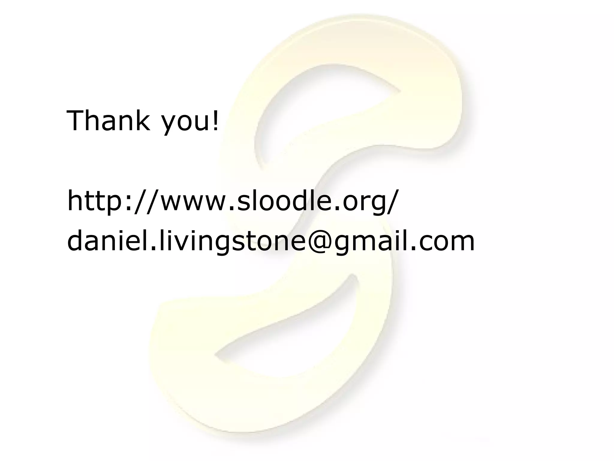 Into The 3rd Dimension with SLOODLE