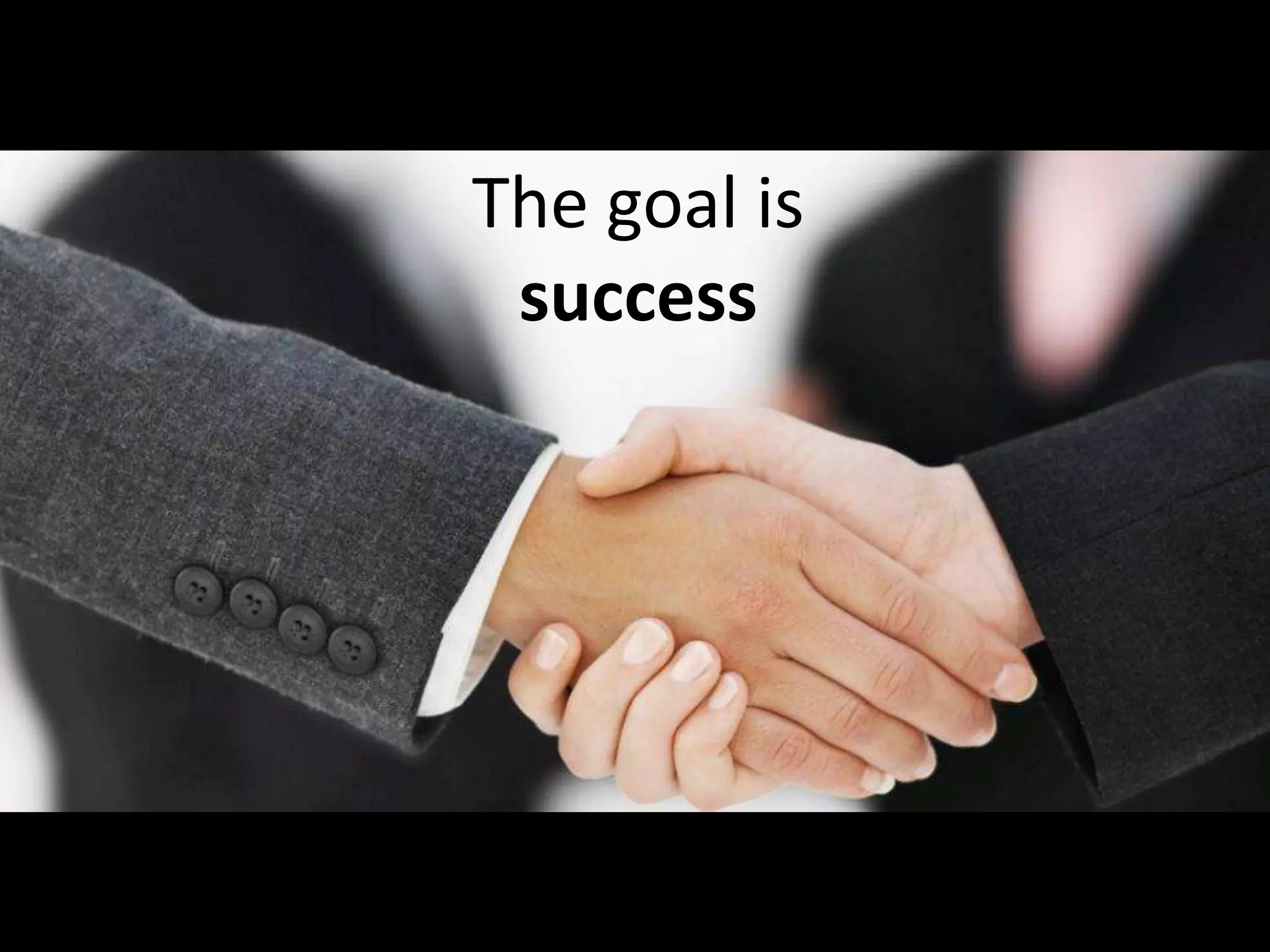 The goal is
                     success




#APP2 @RHarbridge
 