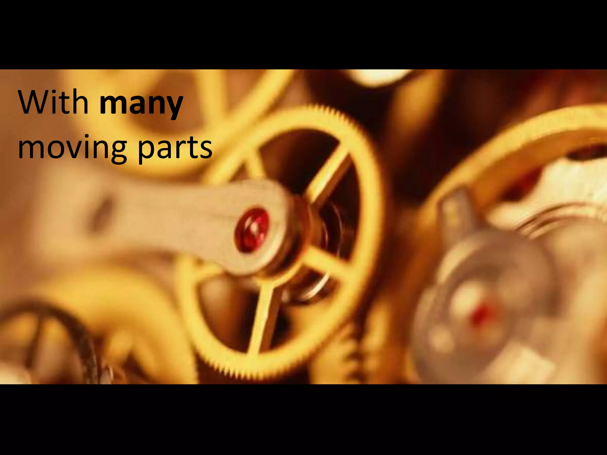 With many
moving parts




#APP2 @RHarbridge
 