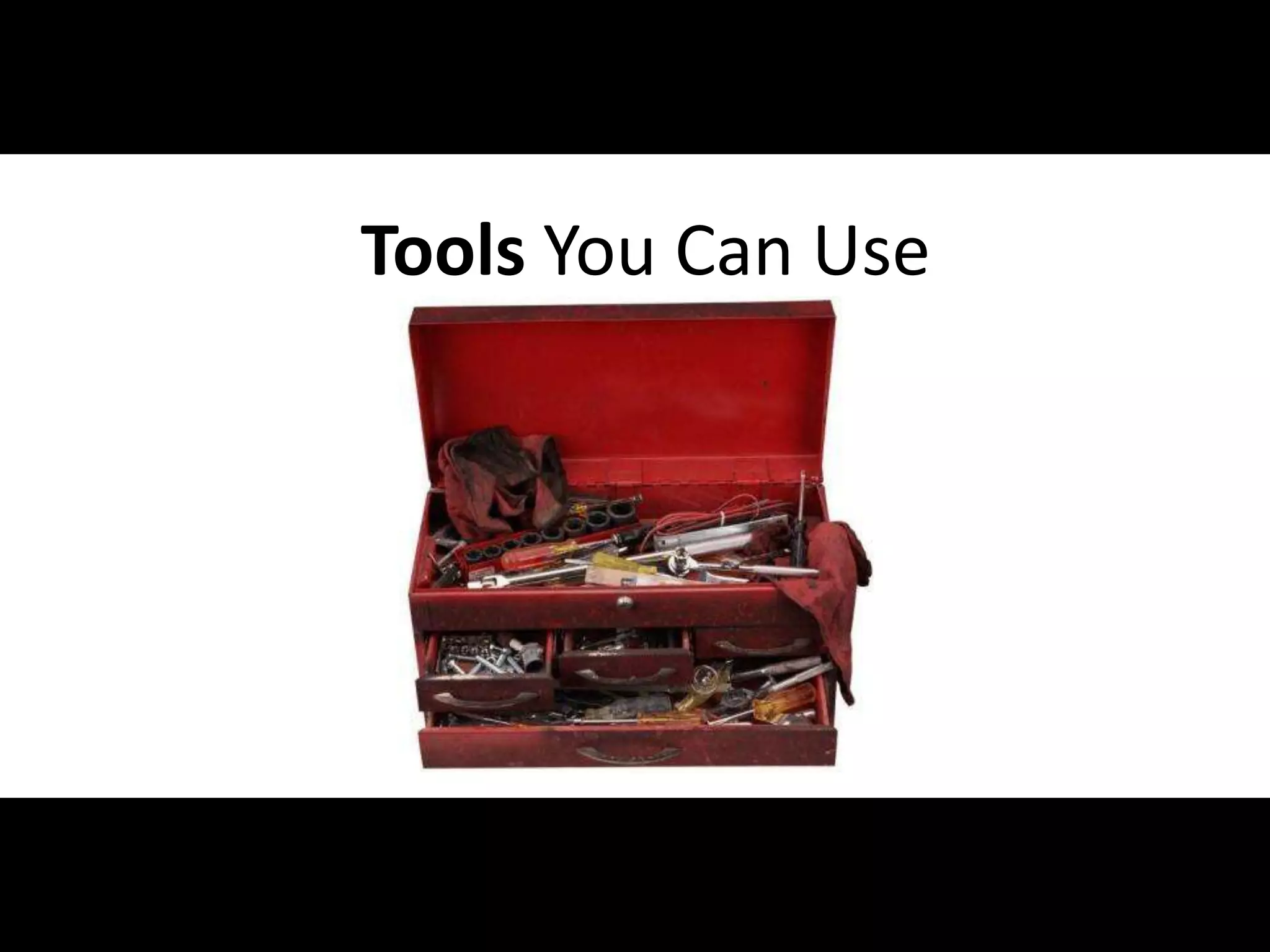 Tools You Can Use




#APP2 @RHarbridge
 