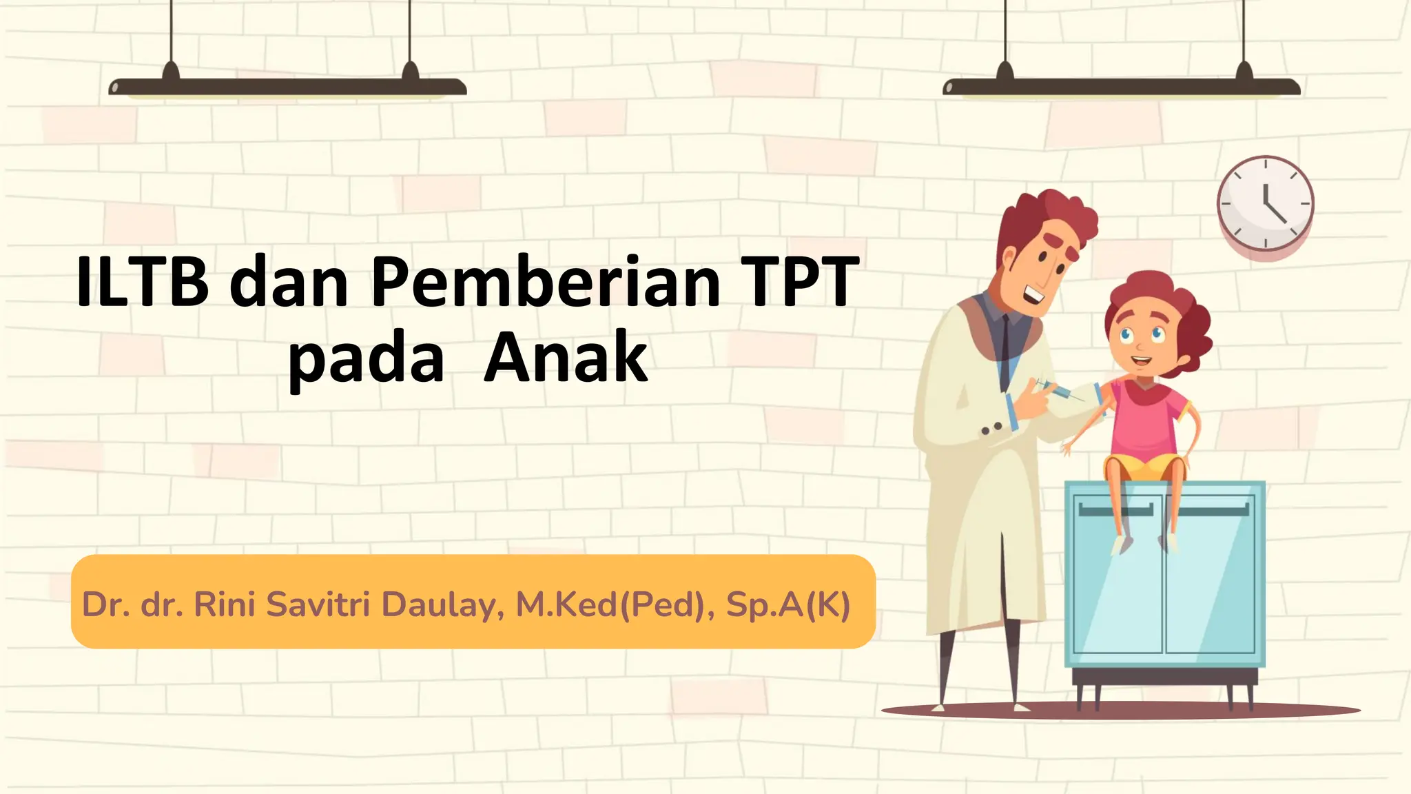 ILTB dan Pemberian TPT
pada Anak
Dr. dr. Rini Savitri Daulay, M.Ked(Ped), Sp.A(K)
 