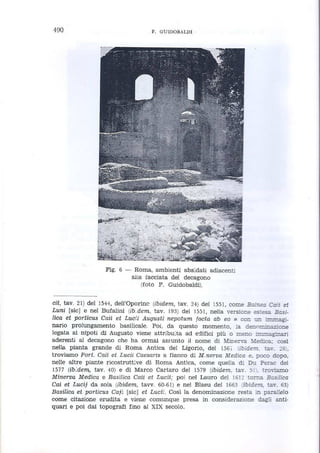 Il tempio di Minerva Medica