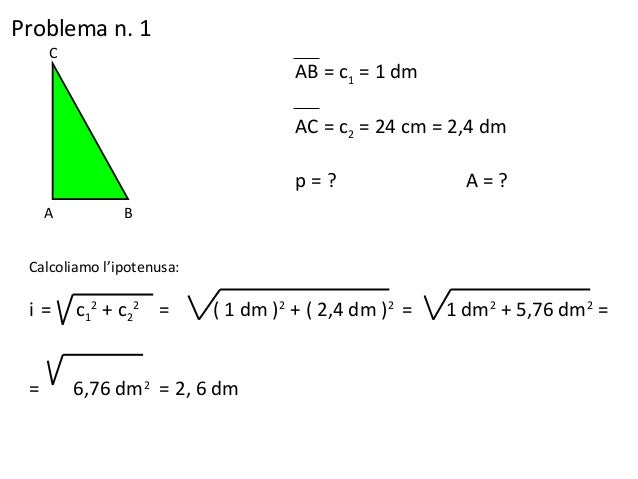 Formula Inversa Teorema Di Pitagora
