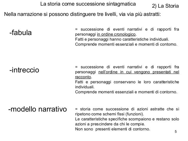 Il testo narrativo