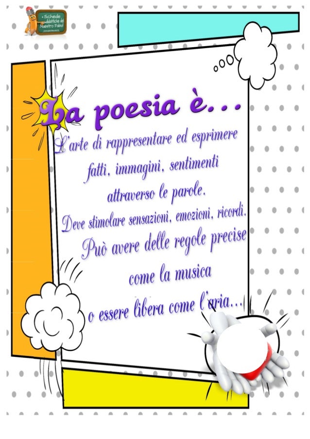 Il Testo Poetico Www Giochiecolori It