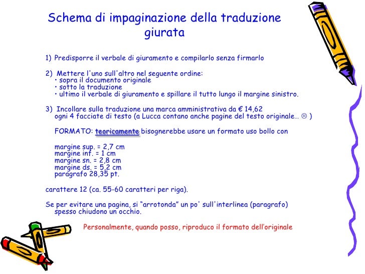 Il traduttore giurato