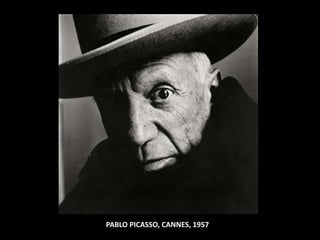 PABLO PICASSO, CANNES, 1957
 