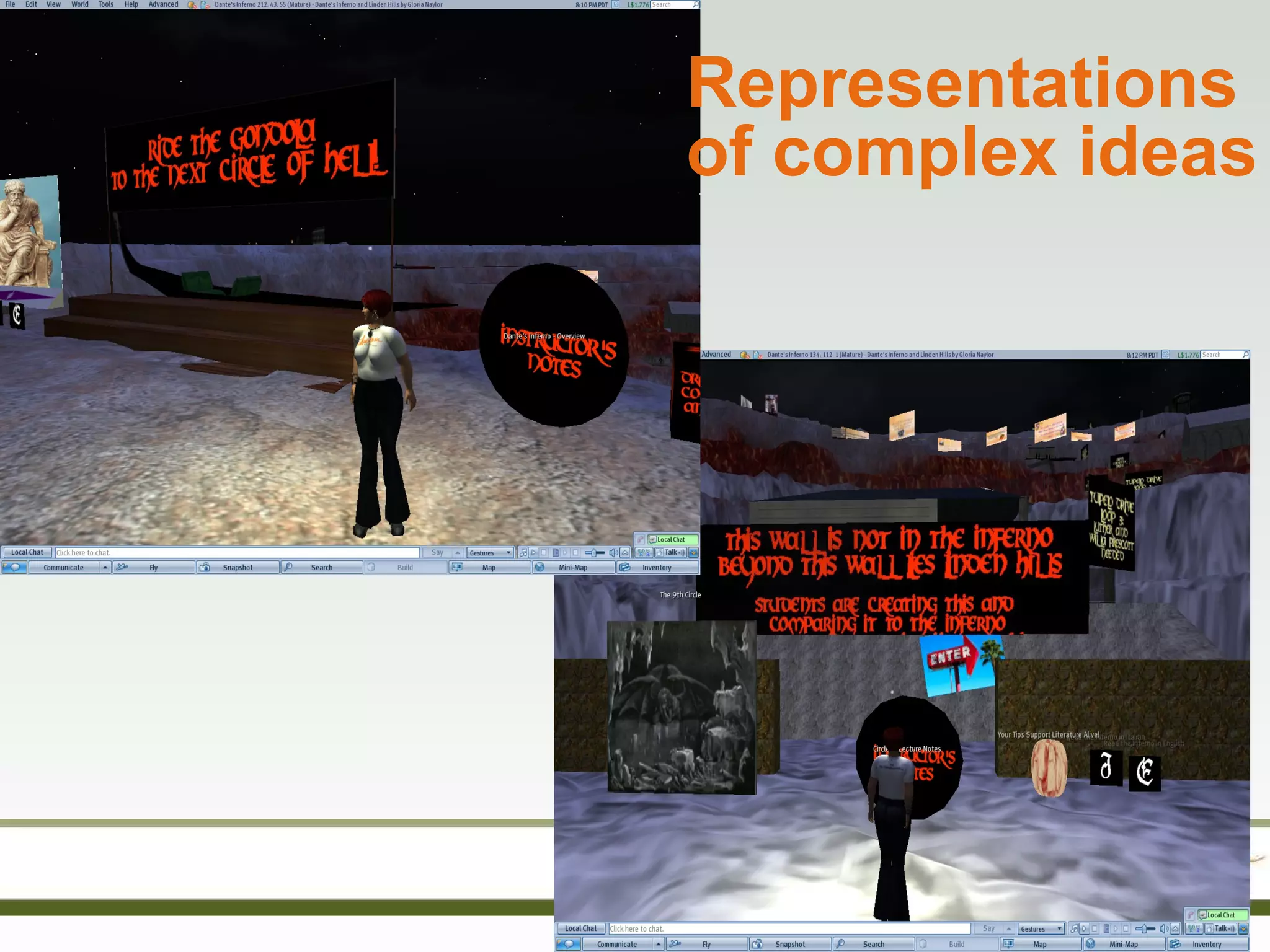 Representations  of complex ideas 