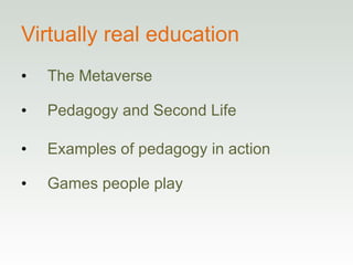 Immersive Learning Environments | PPT