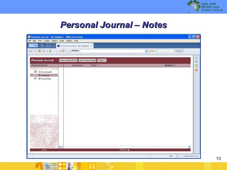 personal journal templates