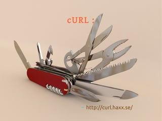 Sat, 13 Nov, 2010 4
cURL :
– http://curl.haxx.se/
 