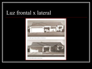 Luz frontal x lateral 
