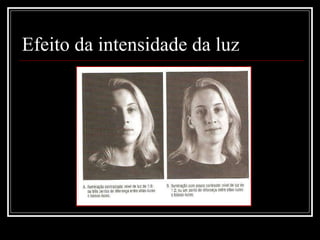 Efeito da intensidade da luz 