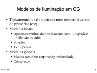 Modelos de Iluminacao