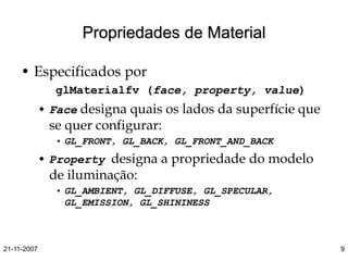 Modelos de Iluminacao