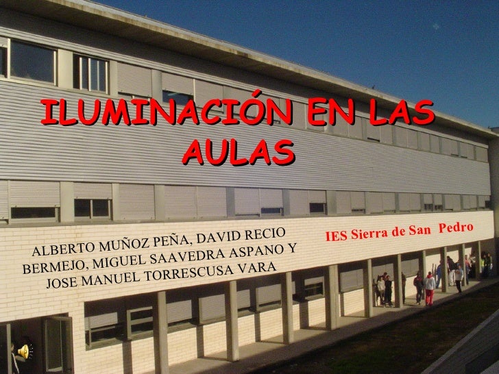 Iluminación en las aulas