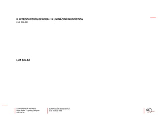 Iluminación Museistica