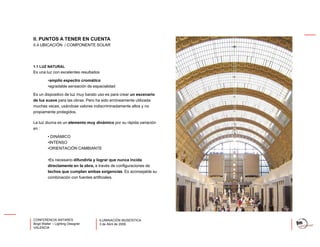 Iluminación Museistica