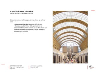 Iluminación Museistica