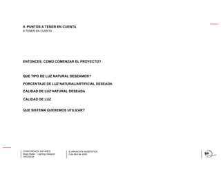 Iluminación Museistica