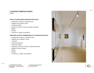 Iluminación Museistica