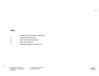 Iluminación Museistica