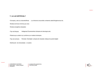 Iluminación Museistica