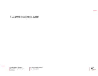 Iluminación Museistica