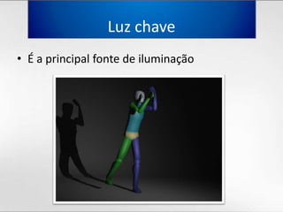 Luz chaveÉ a principal fonte de iluminação