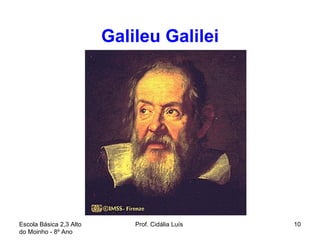 Galileu Galilei Escola Básica 2,3 Alto do Moinho - 8º Ano  Prof. Cidália Luís  
