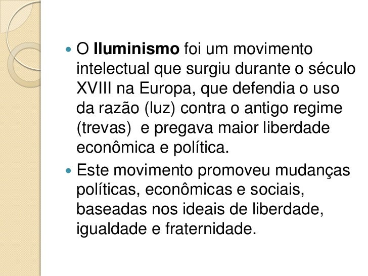 Explique Um Princípio Iluminista Presente No Documento
