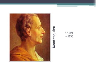 Montesquieu * 1689+ 1755