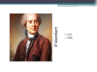D’Alembert* 1717+ 1783